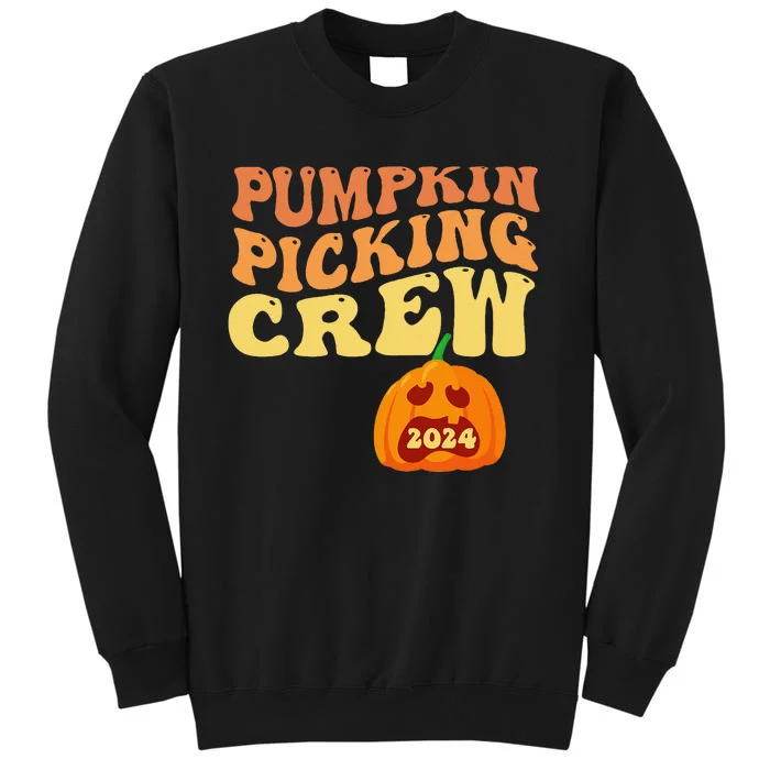 Pumpkin Picking Crew 2024 Family Matching Autumn Halloween Sweatshirt