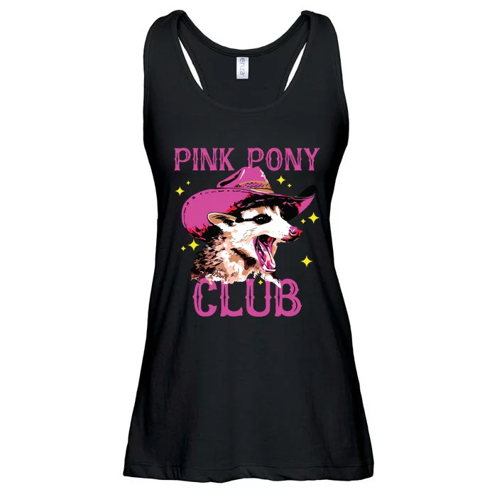 Pink Pony Club Opossum Possum Ladies Essential Flowy Tank