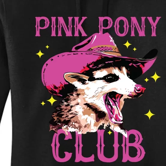 Pink Pony Club Opossum Possum Women's Pullover Hoodie