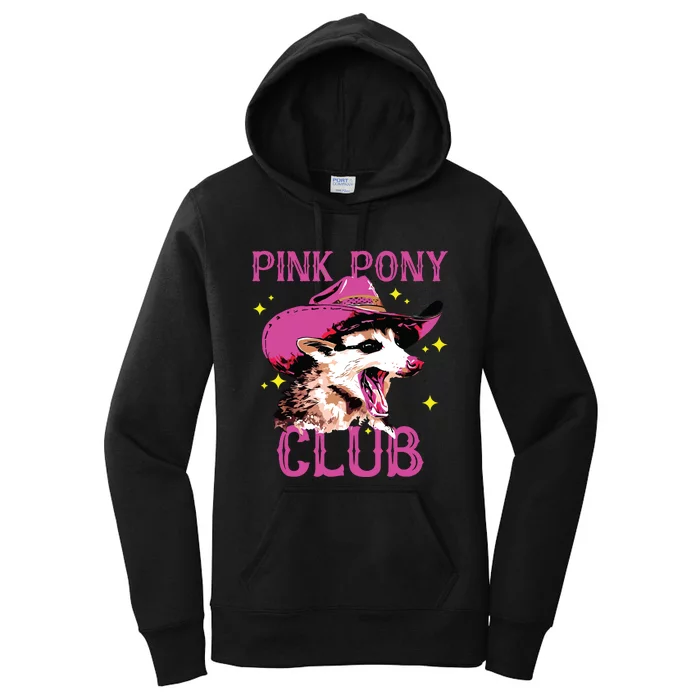 Pink Pony Club Opossum Possum Women's Pullover Hoodie