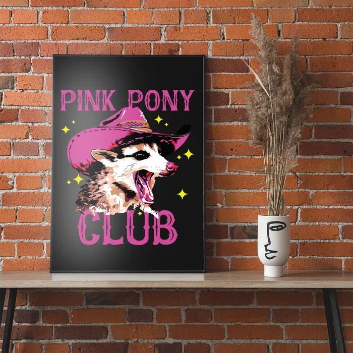 Pink Pony Club Opossum Possum Poster