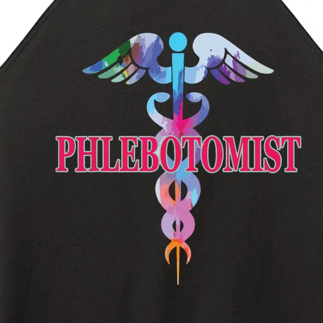 Phlebotomy Phlebotomist Caduceus Gifts Men Women Women’s Perfect Tri Rocker Tank