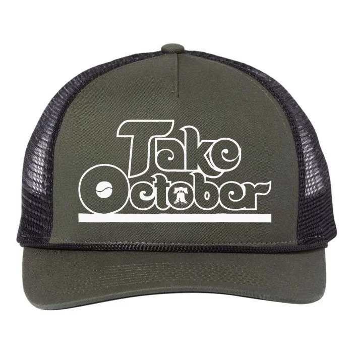 Philly Pride Celebrate October in Philadelphia Retro Rope Trucker Hat Cap