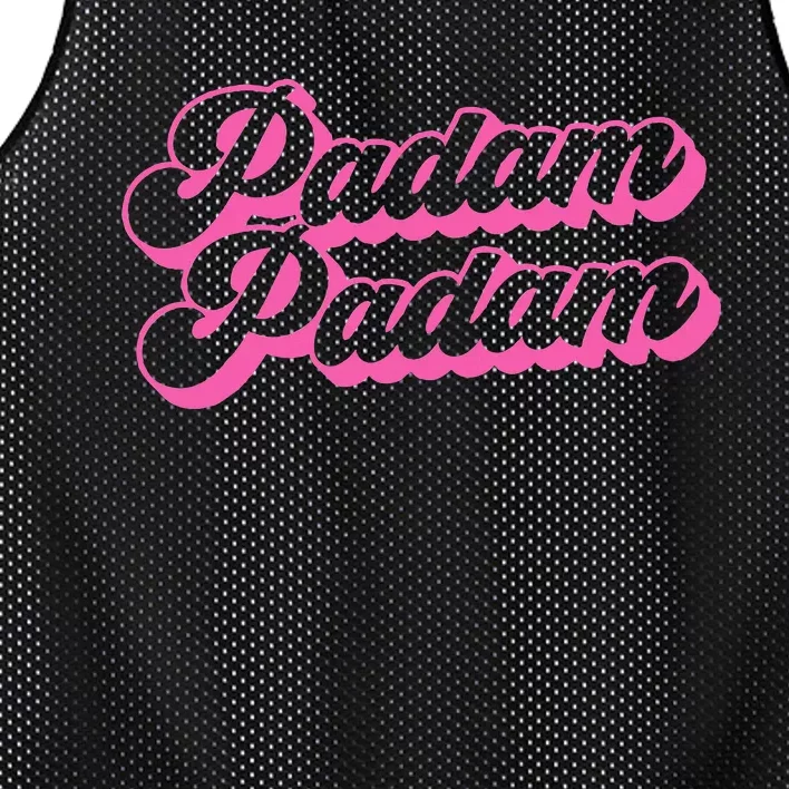 Padam Padam Club Disco Celebration Party Pride Groovy Retro Mesh Reversible Basketball Jersey Tank