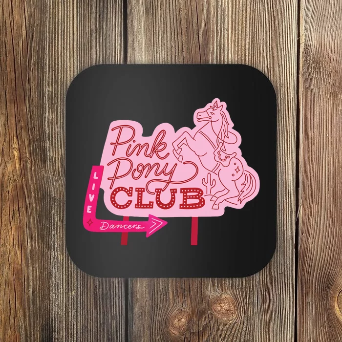 Pink Pony Club Coaster