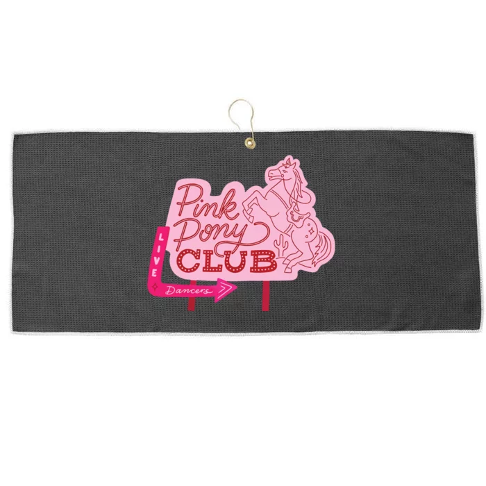 Pink Pony Club Large Microfiber Waffle Golf Towel