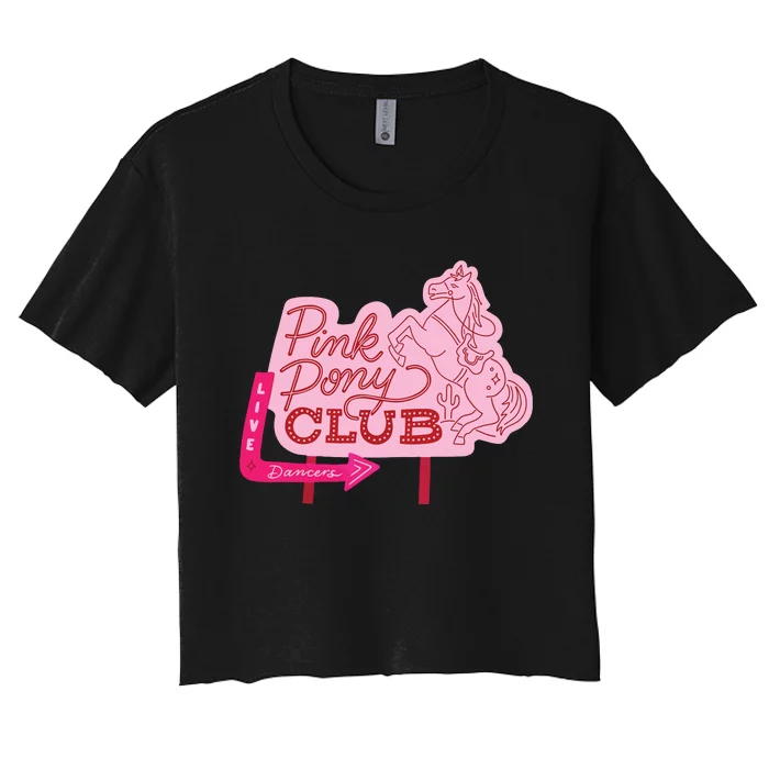 Pink Pony Club Women's Crop Top Tee