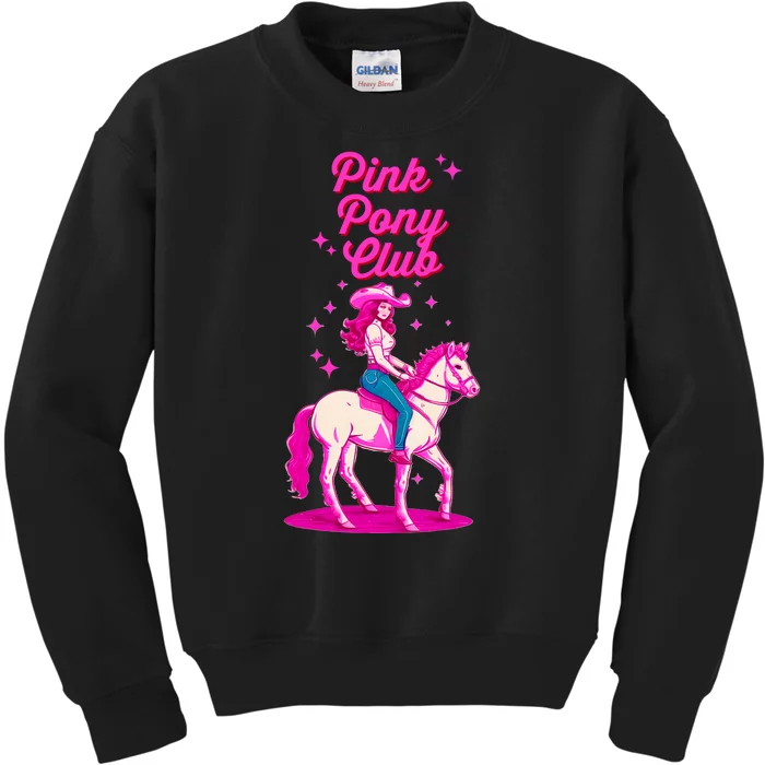 Pink Pony Club Kids Sweatshirt