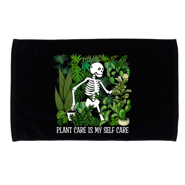 Plant Plant Care Is My Self Care Microfiber Hand Towel