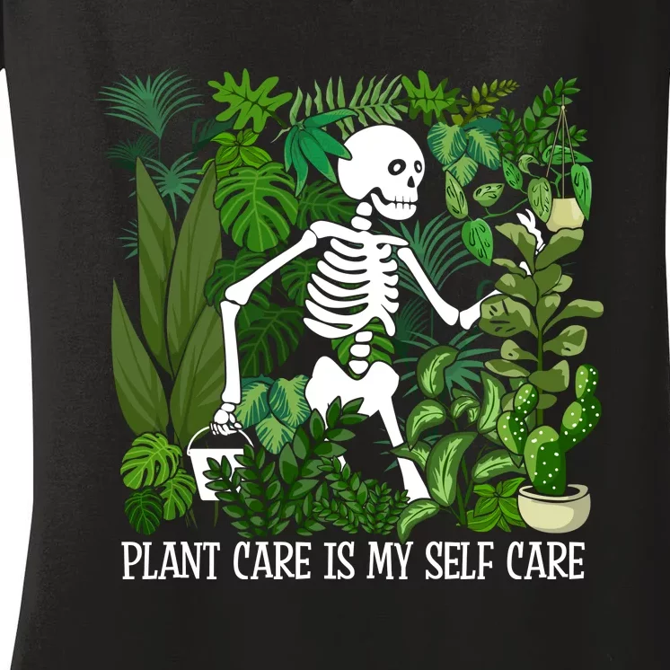 Plant Plant Care Is My Self Care Women's V-Neck T-Shirt