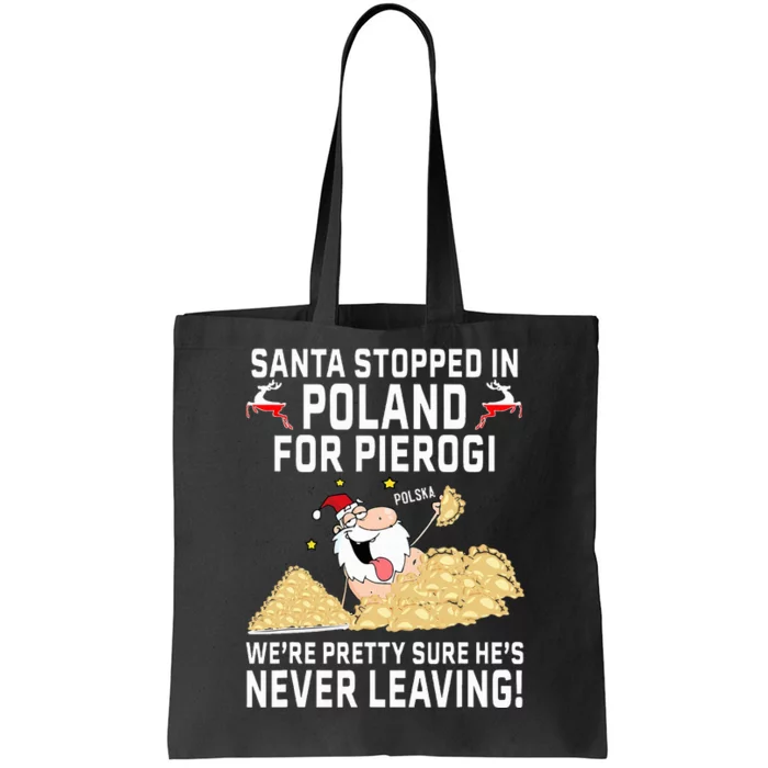 Pierogi Polish Christmas Santa Claus Poland Tote Bag