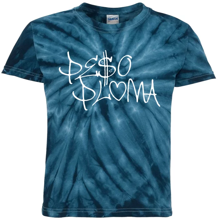 Peso Pluma Corridos Tumbados Mexico Belicos Kids Tie-Dye T-Shirt