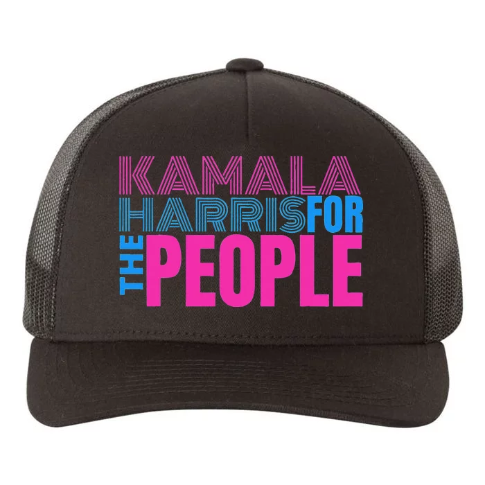 Politically Purrfect Cats For Kamala Harris 2024 Yupoong Adult 5-Panel Trucker Hat