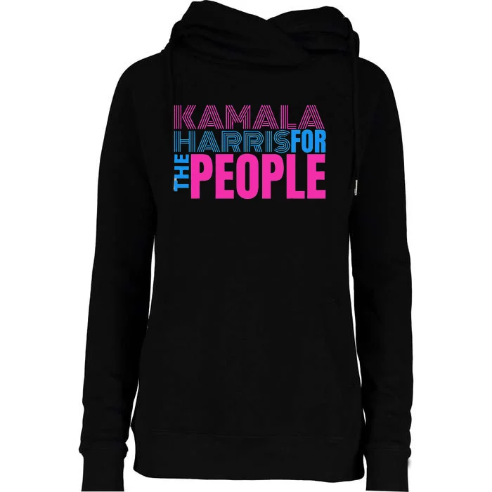 Politically Purrfect Cats For Kamala Harris 2024 Womens Funnel Neck Pullover Hood