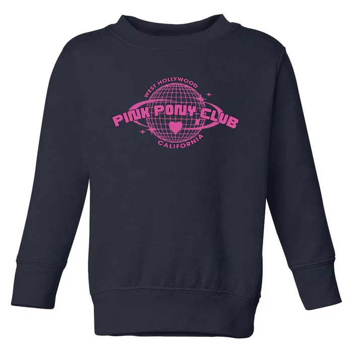 Pink Pony Club Groovybirthday Cow Toddler Sweatshirt