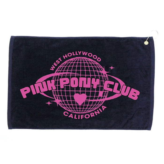 Pink Pony Club Groovybirthday Cow Grommeted Golf Towel