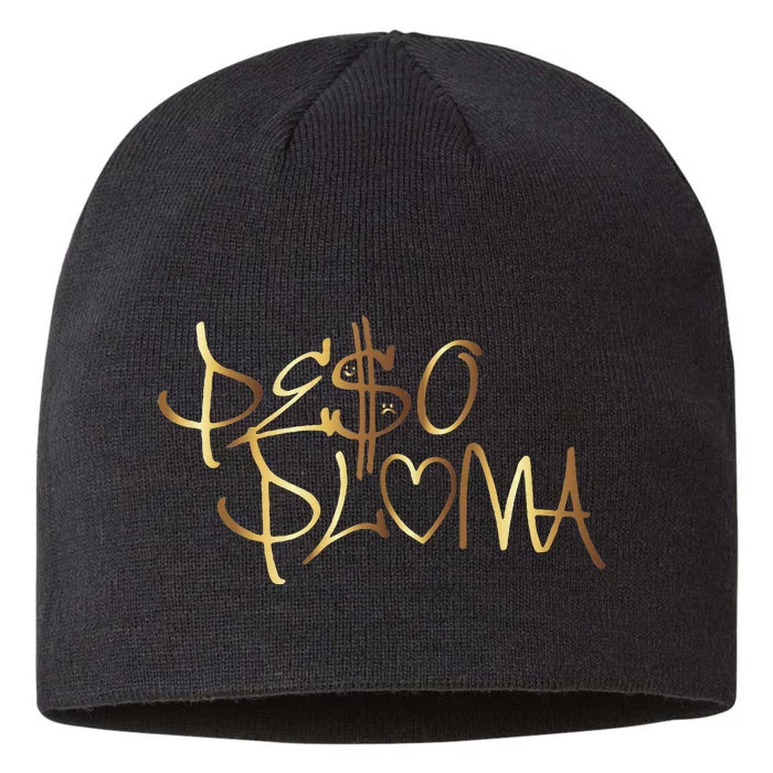 Pe$o Pluma Corridos Tumbados México Belicos PP Gold 8 1/2in Sustainable Knit Beanie