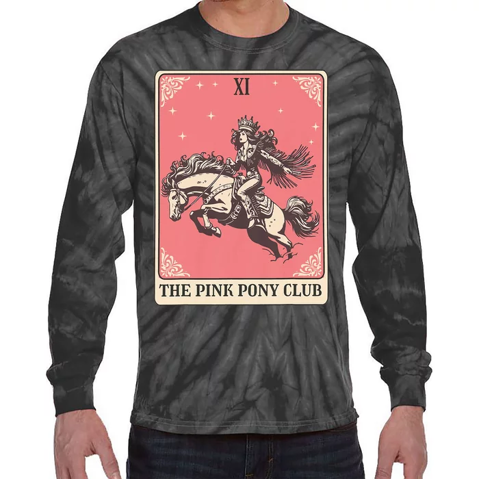 Pink Pony Club Live Dancers Tarot Card Tie-Dye Long Sleeve Shirt