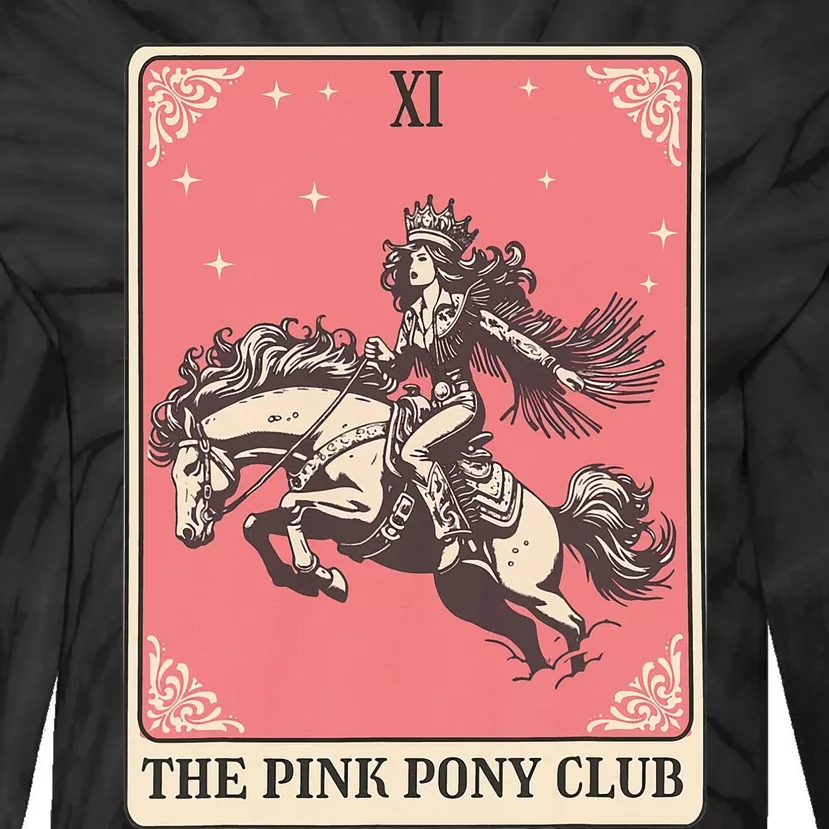 Pink Pony Club Live Dancers Tarot Card Tie-Dye Long Sleeve Shirt