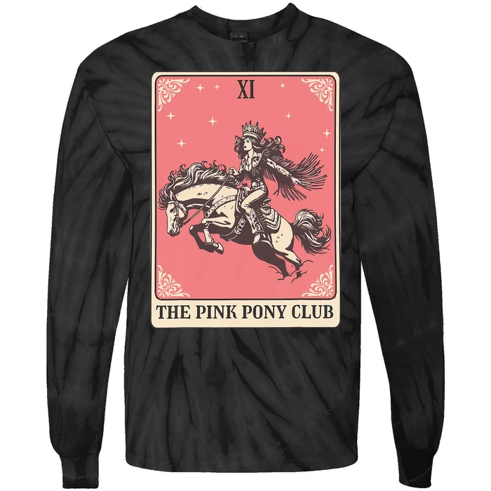 Pink Pony Club Live Dancers Tarot Card Tie-Dye Long Sleeve Shirt