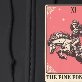 Pink Pony Club Live Dancers Tarot Card Full Zip Hoodie