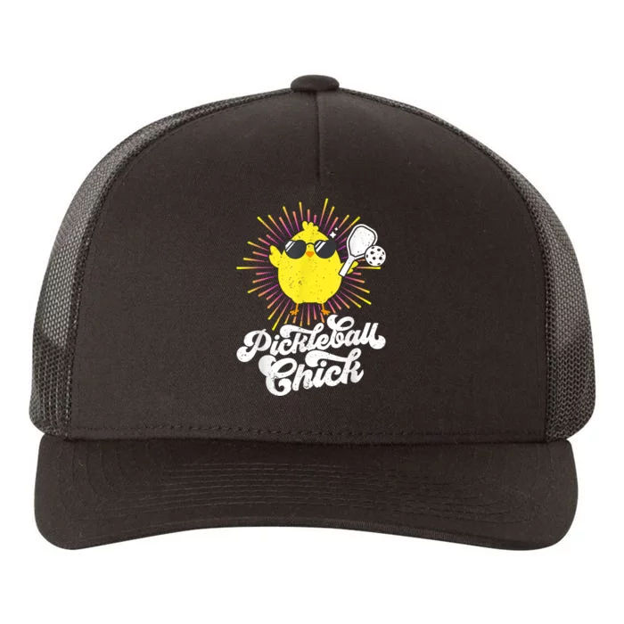 Pickleball, Pickleball Chick Tee, Pickleball Lover Yupoong Adult 5-Panel Trucker Hat