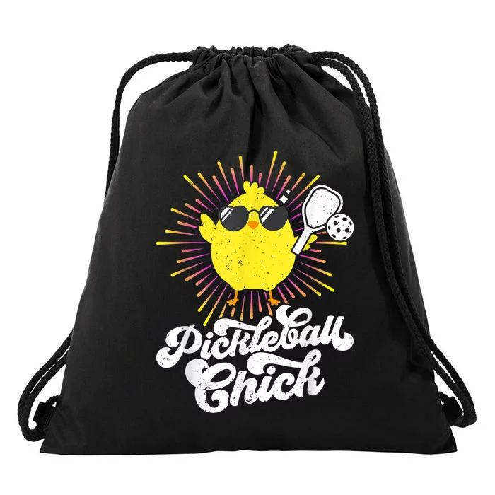 Pickleball, Pickleball Chick Tee, Pickleball Lover Drawstring Bag