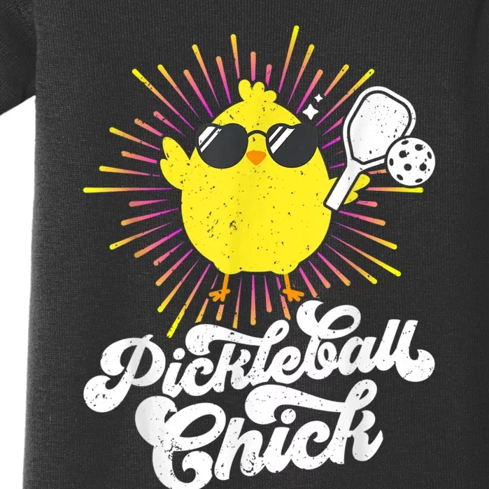 Pickleball, Pickleball Chick Tee, Pickleball Lover Baby Bodysuit