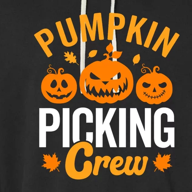 Pumpkin Picking Crew Garment-Dyed Fleece Hoodie