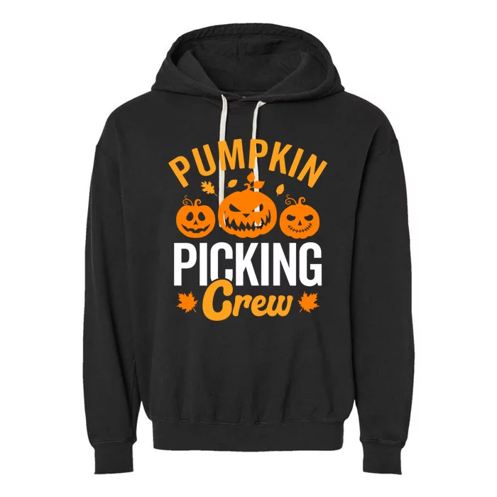 Pumpkin Picking Crew Garment-Dyed Fleece Hoodie