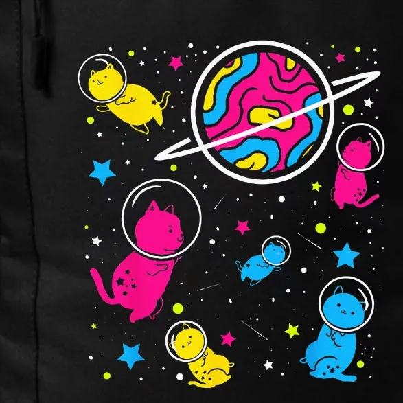 Pan Pride Cat In Space Pansexual Daily Commute Backpack