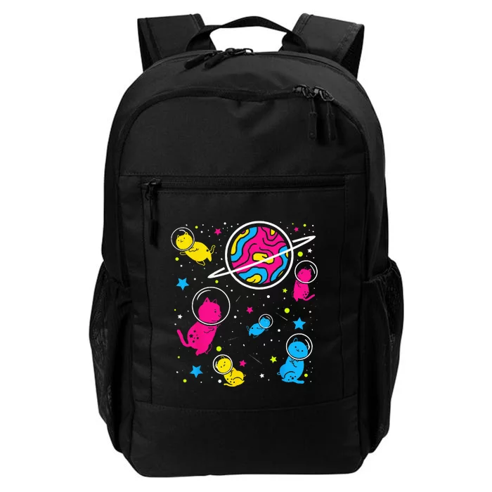 Pan Pride Cat In Space Pansexual Daily Commute Backpack