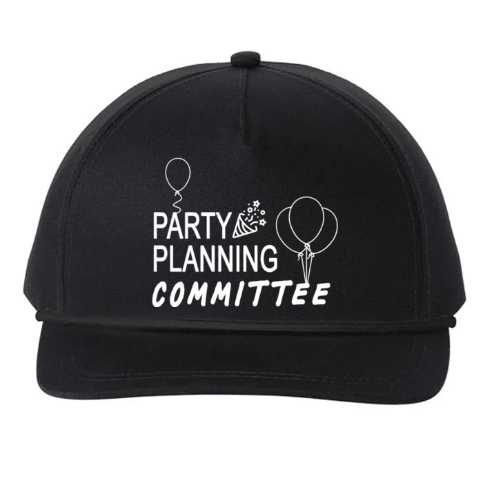 Party Planning Committee Snapback Five-Panel Rope Hat