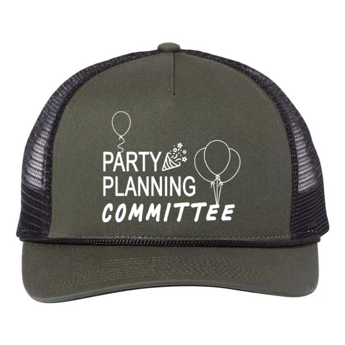 Party Planning Committee Retro Rope Trucker Hat Cap