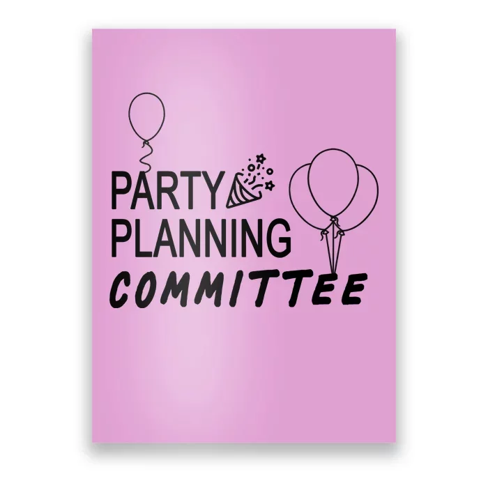 Party Planning Committee Poster