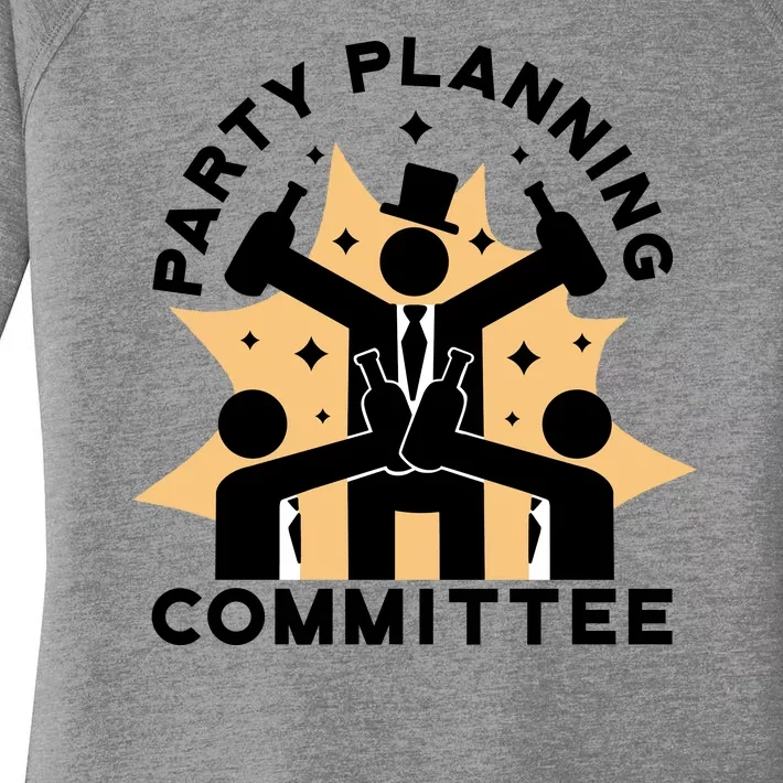 Party Planning Committee Women's Perfect Tri Tunic Long Sleeve Shirt