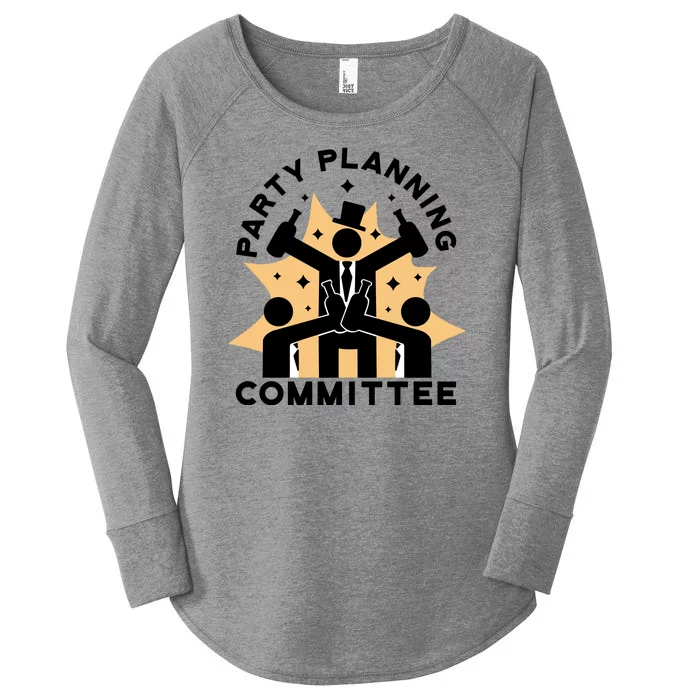 Party Planning Committee Women's Perfect Tri Tunic Long Sleeve Shirt