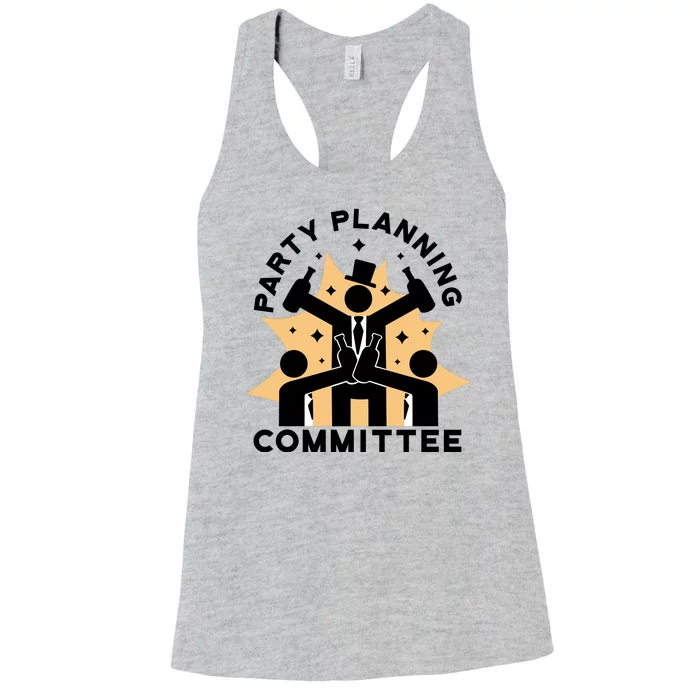 Party Planning Committee Women's Racerback Tank