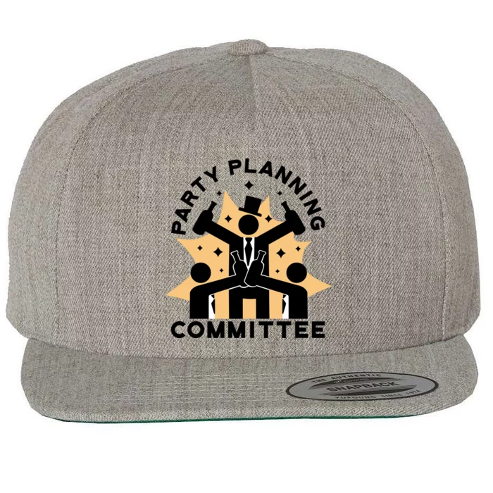 Party Planning Committee Wool Snapback Cap