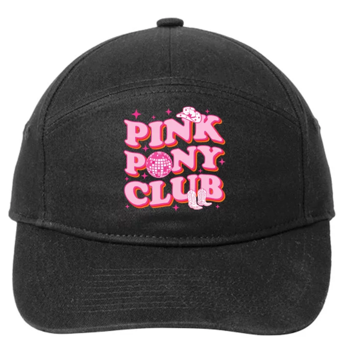 Pink Pony Club 7-Panel Snapback Hat