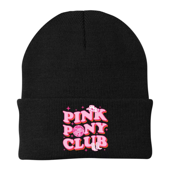 Pink Pony Club Knit Cap Winter Beanie