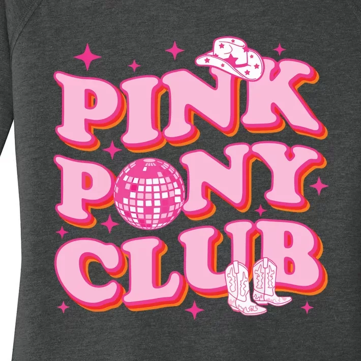 Pink Pony Club Women's Perfect Tri Tunic Long Sleeve Shirt