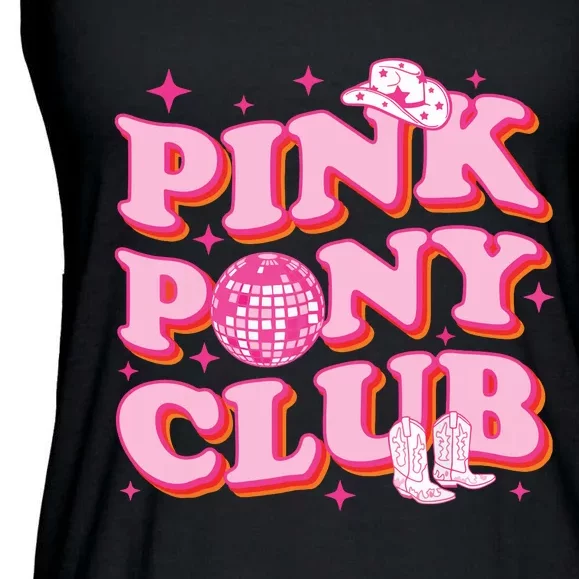 Pink Pony Club Ladies Essential Flowy Tank