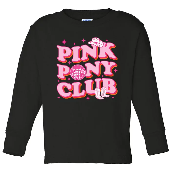 Pink Pony Club Toddler Long Sleeve Shirt