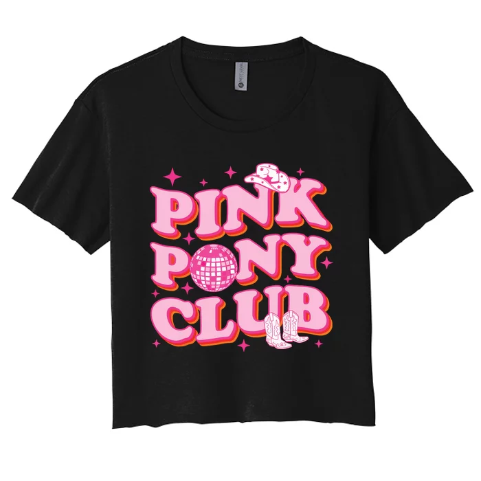 Pink Pony Club Women's Crop Top Tee