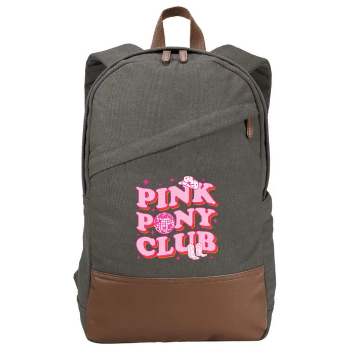 Pink Pony Club Cotton Canvas Backpack