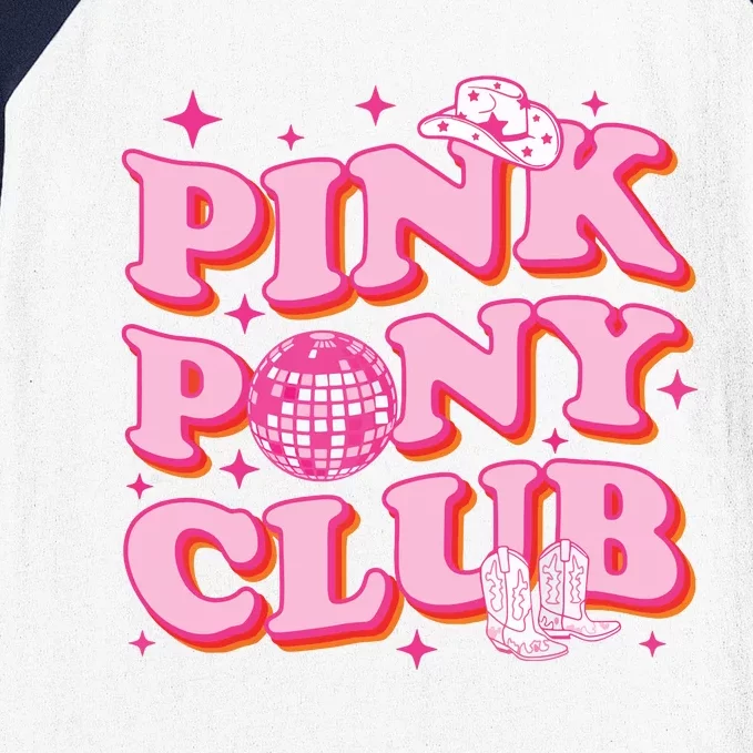 Pink Pony Club Baseball Sleeve Shirt