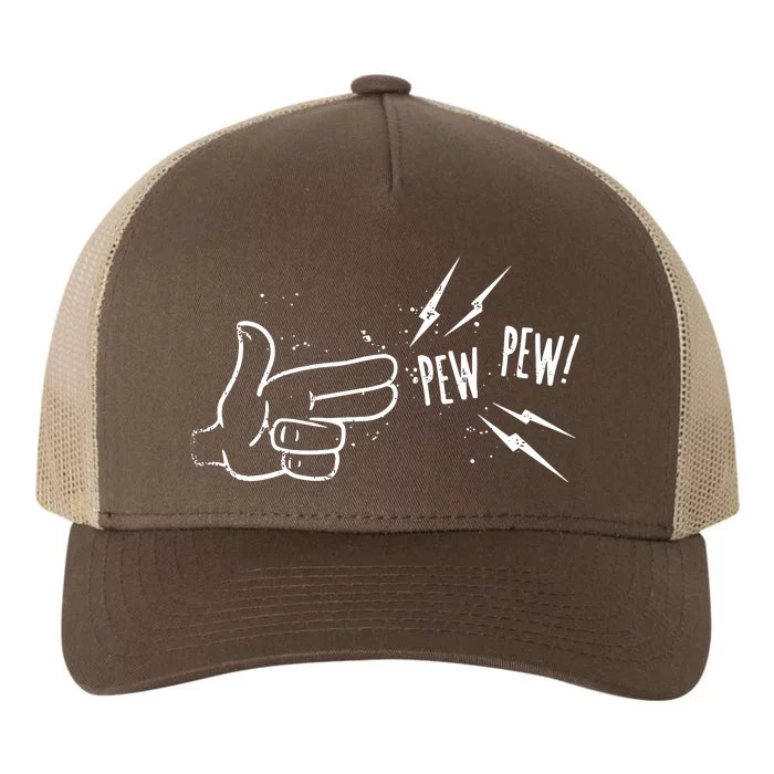 Pew Pew Cute Yupoong Adult 5-Panel Trucker Hat