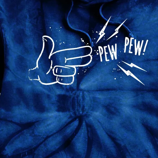 Pew Pew Cute Tie Dye Hoodie