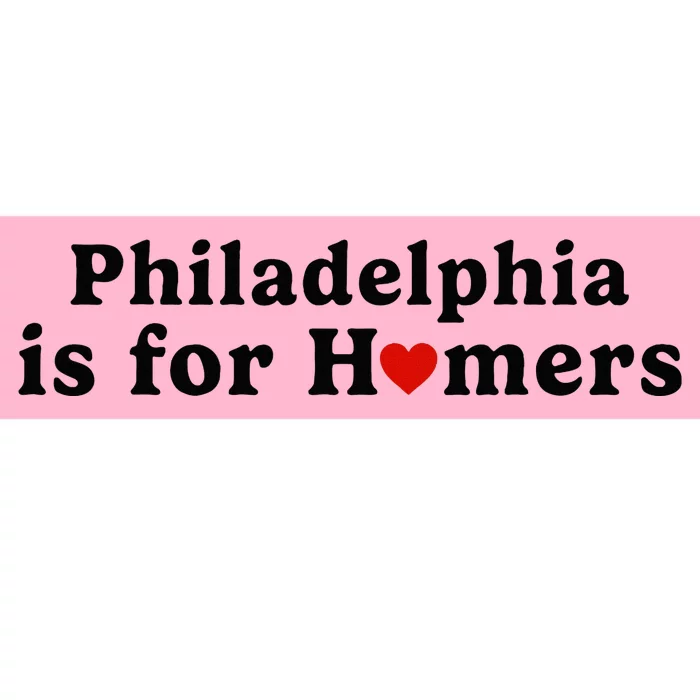 Philly Pride Celebrating Philadelphia's Sports Culture Bumper Sticker